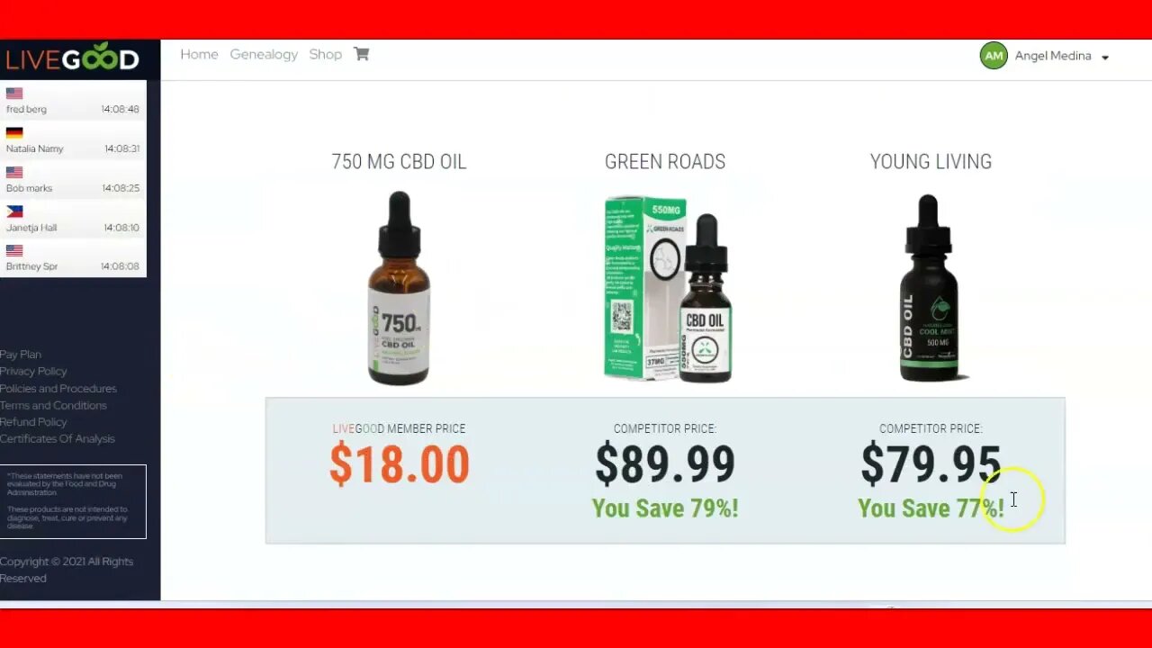 LiveGood New Member Proof