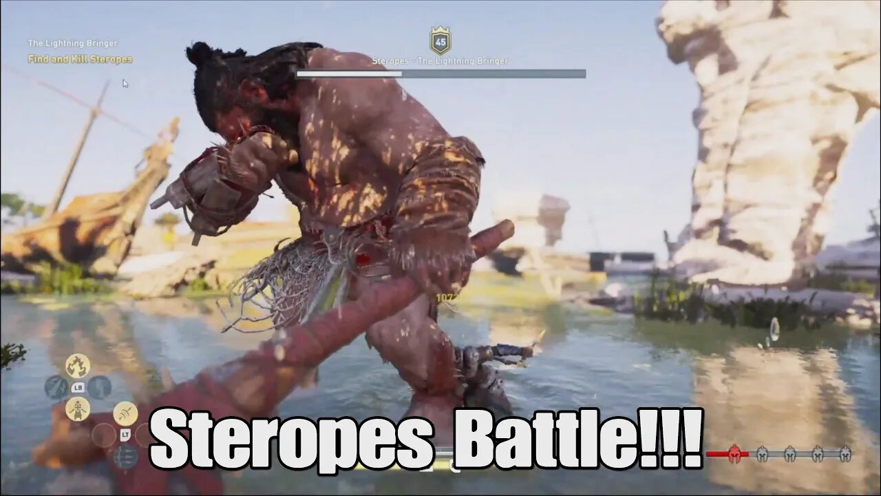 Assassin's Creed Odyssey- Steropes Battle!!!