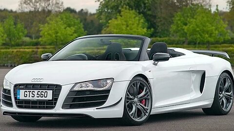 Audi R8 spyder white Neymar jr 4