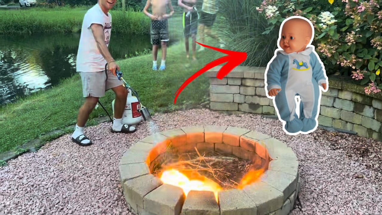 Baby Vs. Flamethrower!