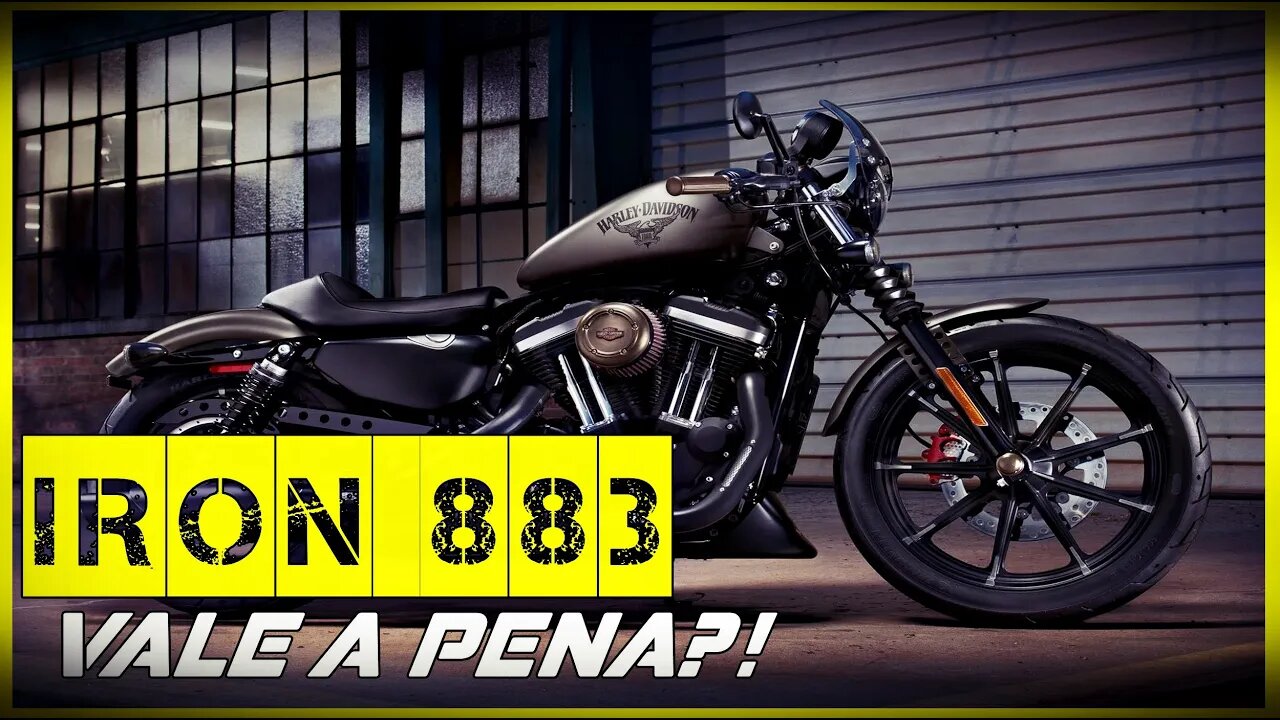 TESTEI A IRON 883 DA FAMOSA HARLEY DAVIDSON *VALE A PENA?!*