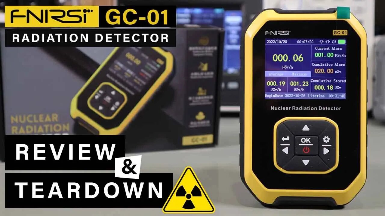 [BRAND NEW 2022] FNIRSI GC-01 Nuclear Radiation Detector ⭐ Would you need one?