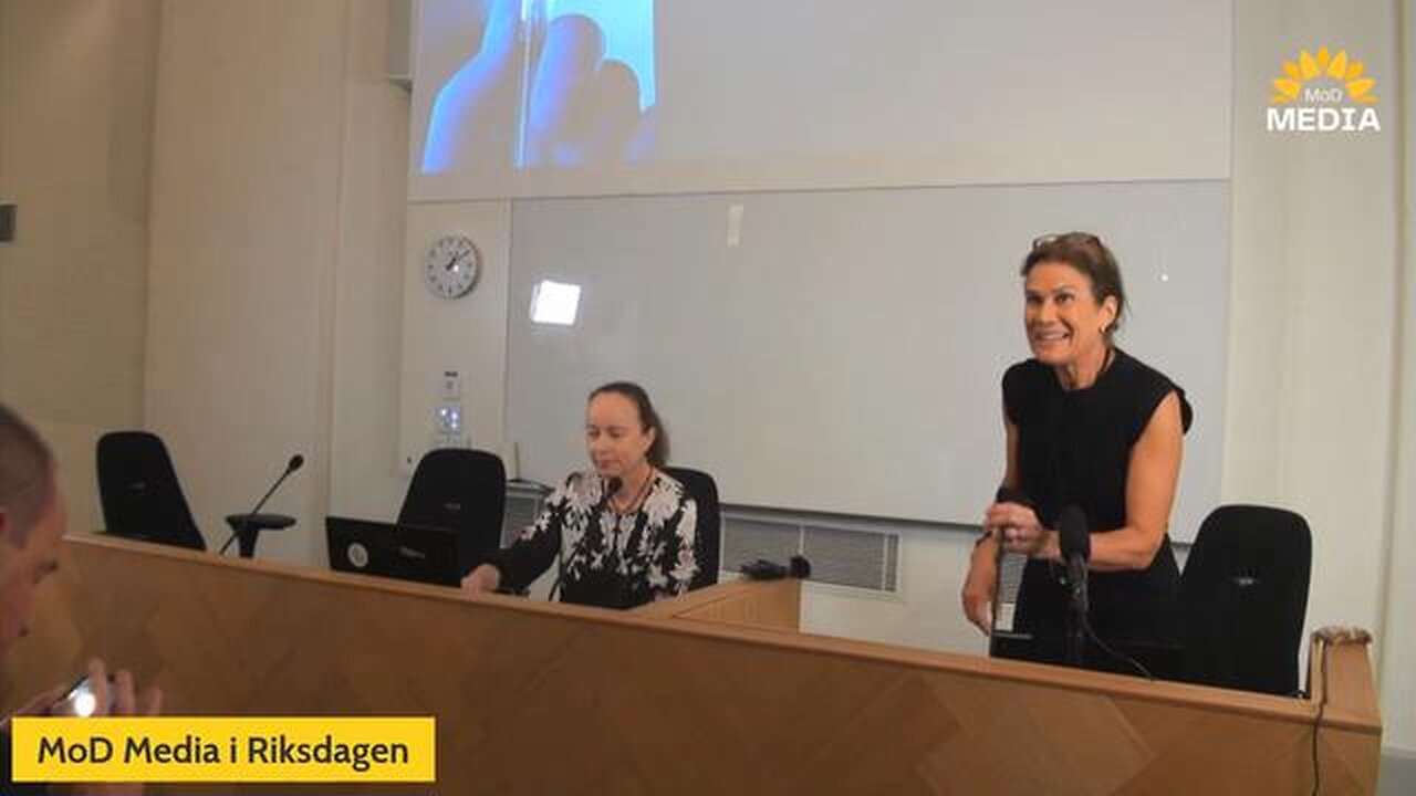 Swedish parliament - Swedish MP Elsa Widding