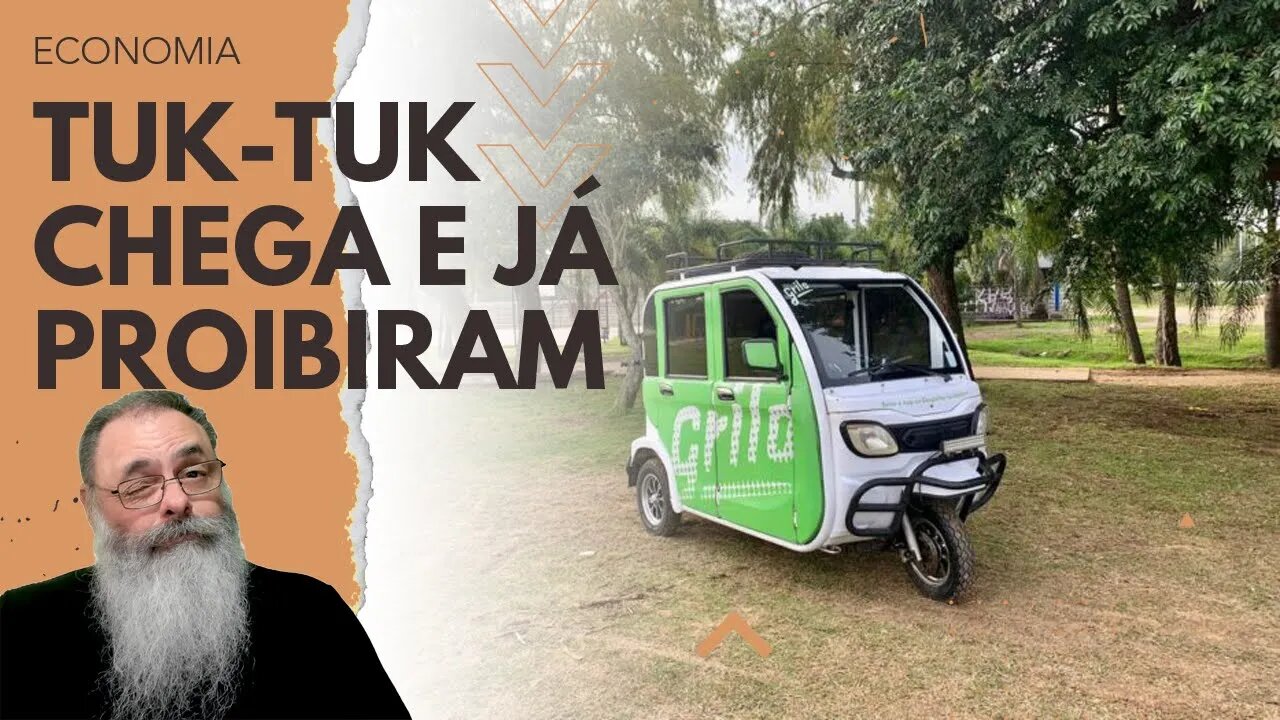 TUK-TUK chega em SÃO PAULO como OPÇÃO de TRANSPORTE, mas PREFEITURA PROIBE para ATRASAR sua VIDA