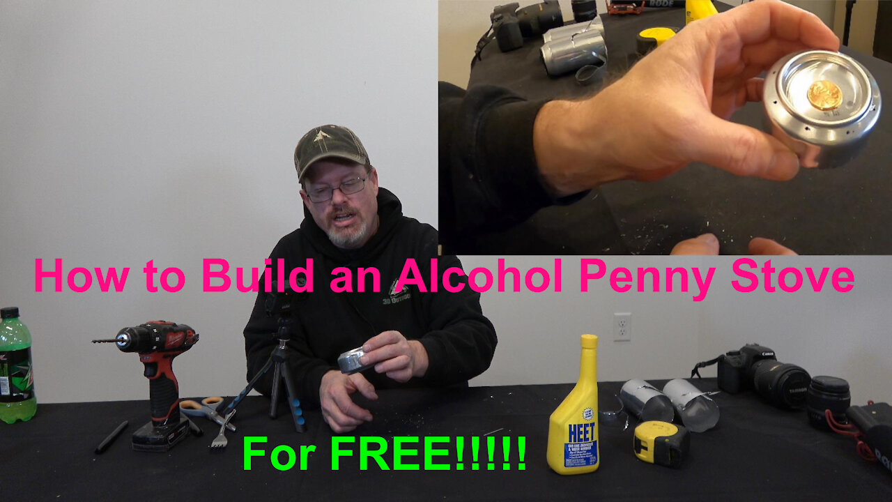 How to Build an Alcohol Penny Stove, For FREE!!!!