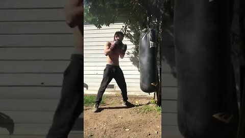 PUNCHING A BAG