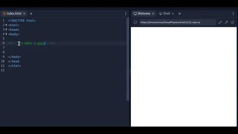 Using The Paragraph element - HTML......