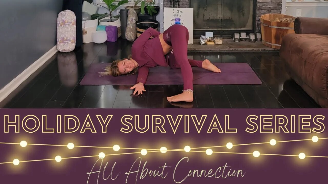 Yoga Flow for Connection || Holiday Survival Series || Week of Calm || Yoga with Stephanie