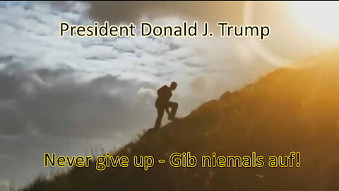 Präsident Donald J. Trump - Gib Niemals auf!