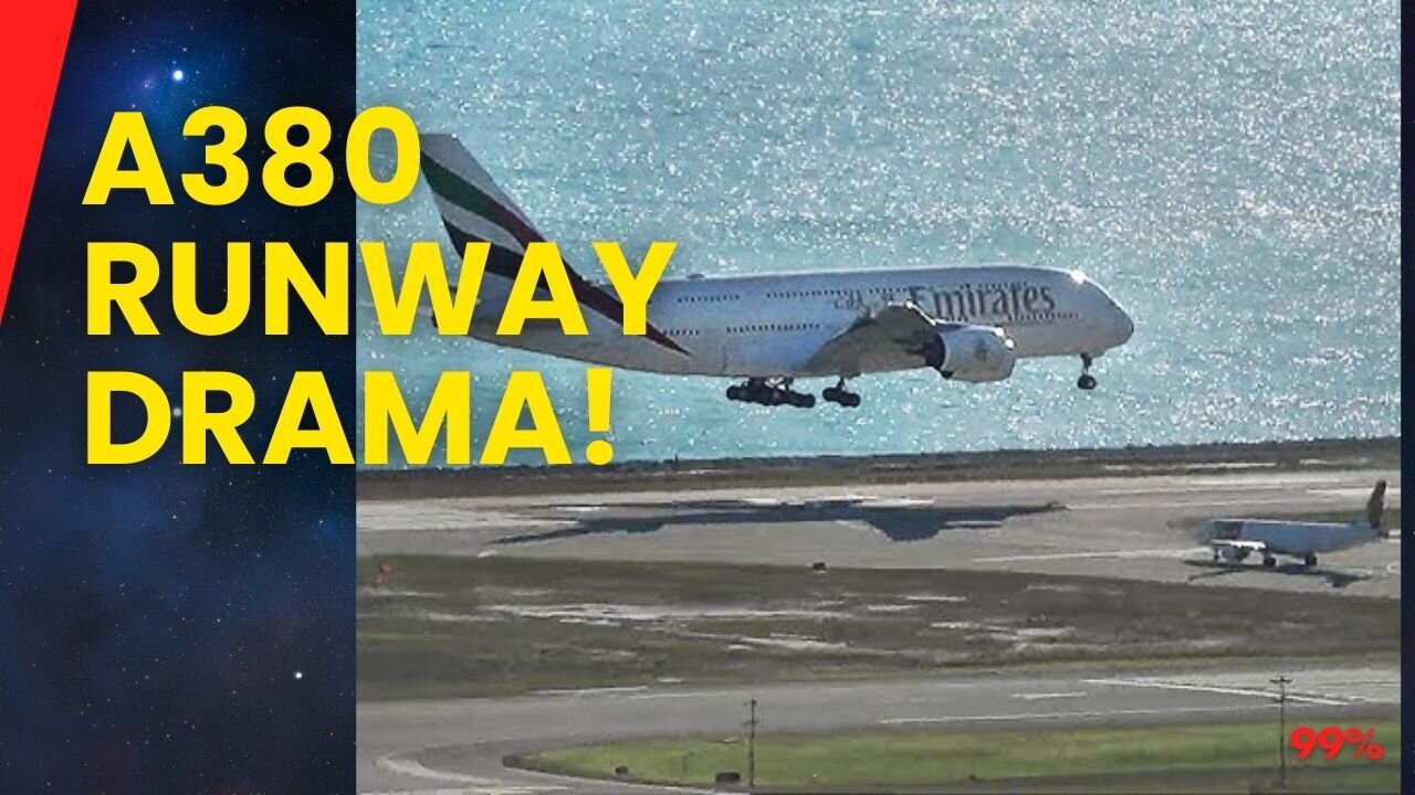 Giant Plane's Terrifying Runway Scare: Can It Land?