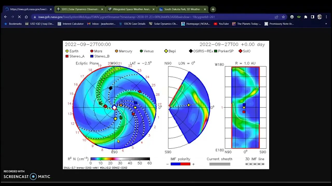 Missing Hurricane?, Explanation of intensity, Solar Weather update 09-29-22