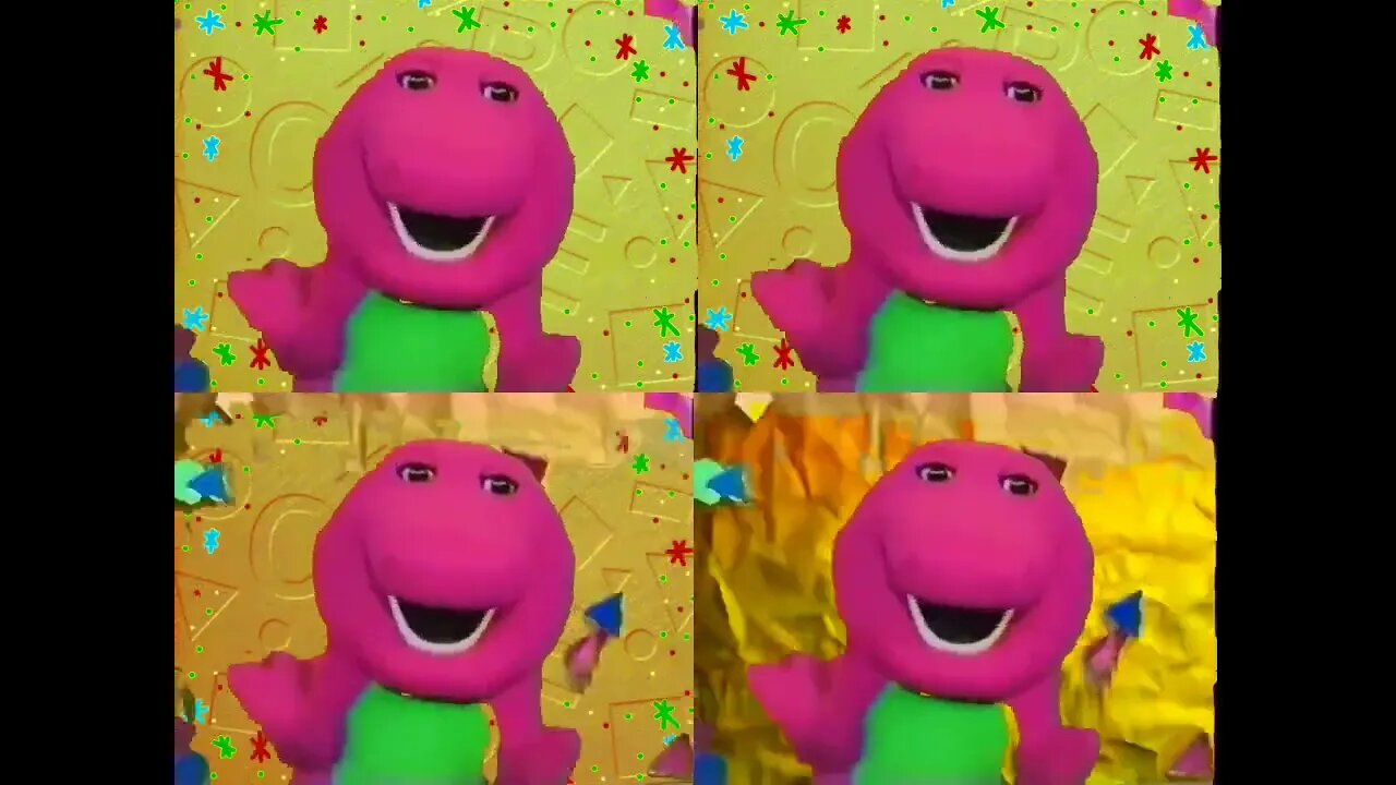 All the post Beta 2/RC1 Barney Says Season 4 Beta segments played at the same time