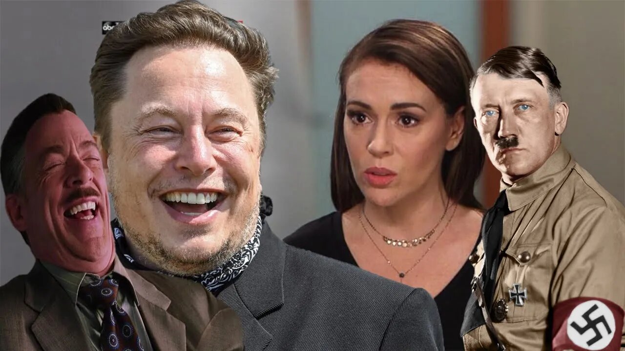 WOKE actress Aylssa Milano tries to CANCEL Elon Musk and Tesla, but ends up supporting Der Fuhrer!