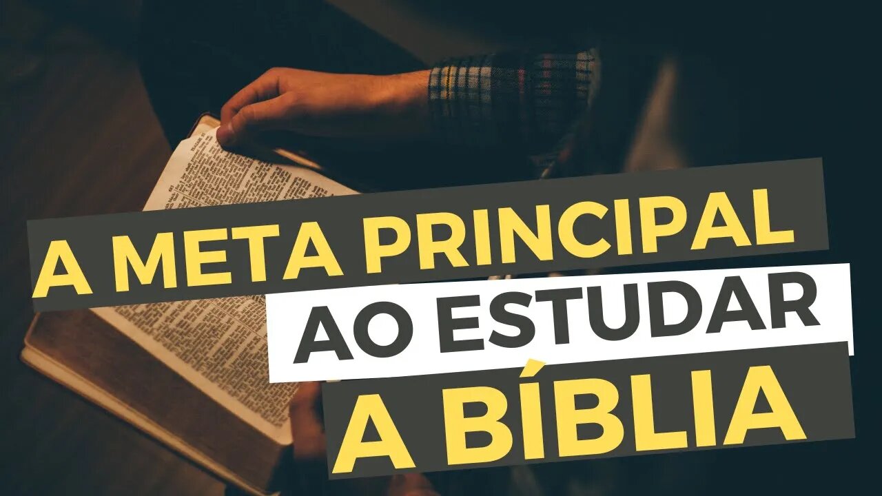 A PRINCIPAL META de TODO estudante da BÍBLIA! - Leandro Quadros - Dica - Estudo da Bíblia