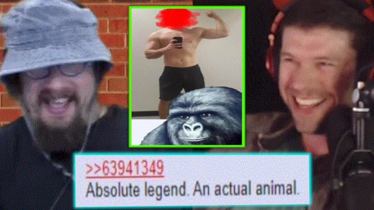 Guy on 4chan eats gorilla chow