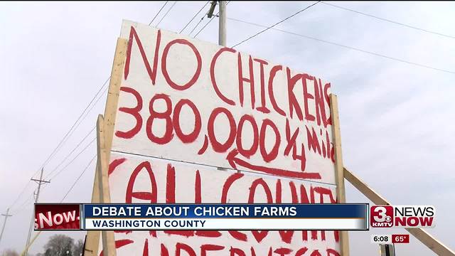 Chicken farm debate continues in Washington County