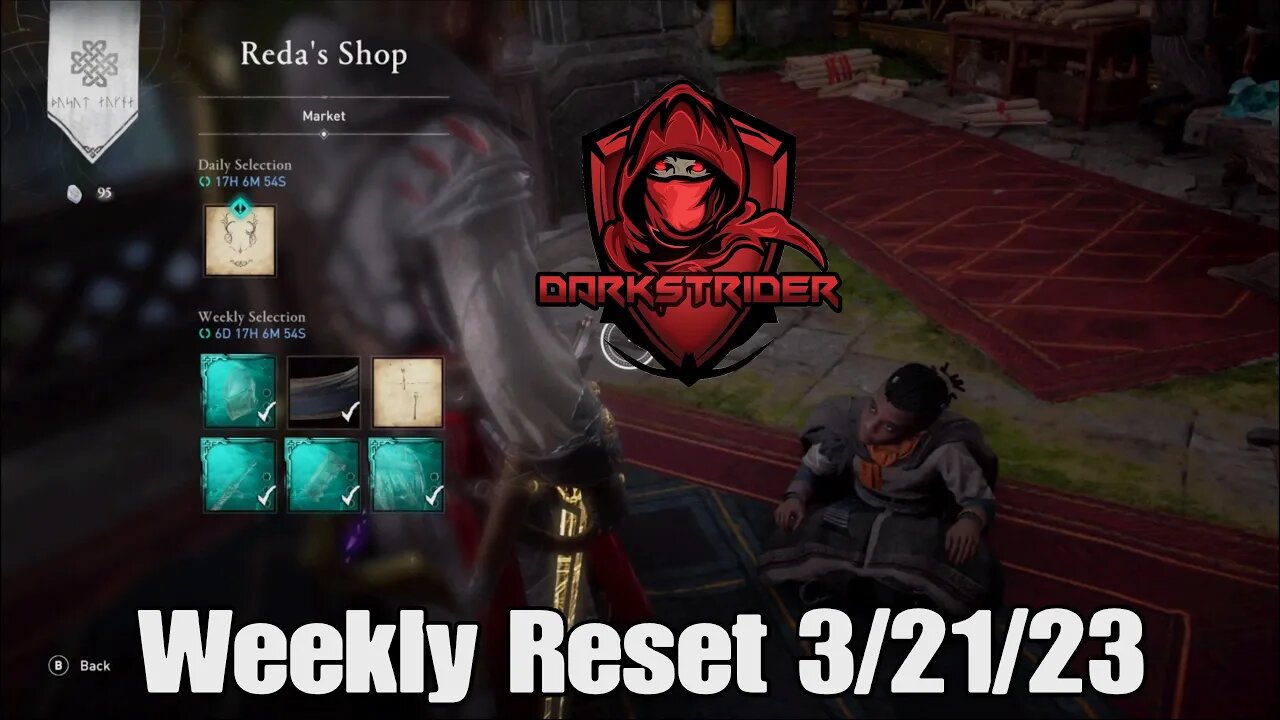 Assassin's Creed Valhalla- Weekly Reset 3/21/23