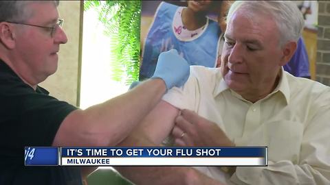 Mayor Barrett kicks off campaign to fight influenza