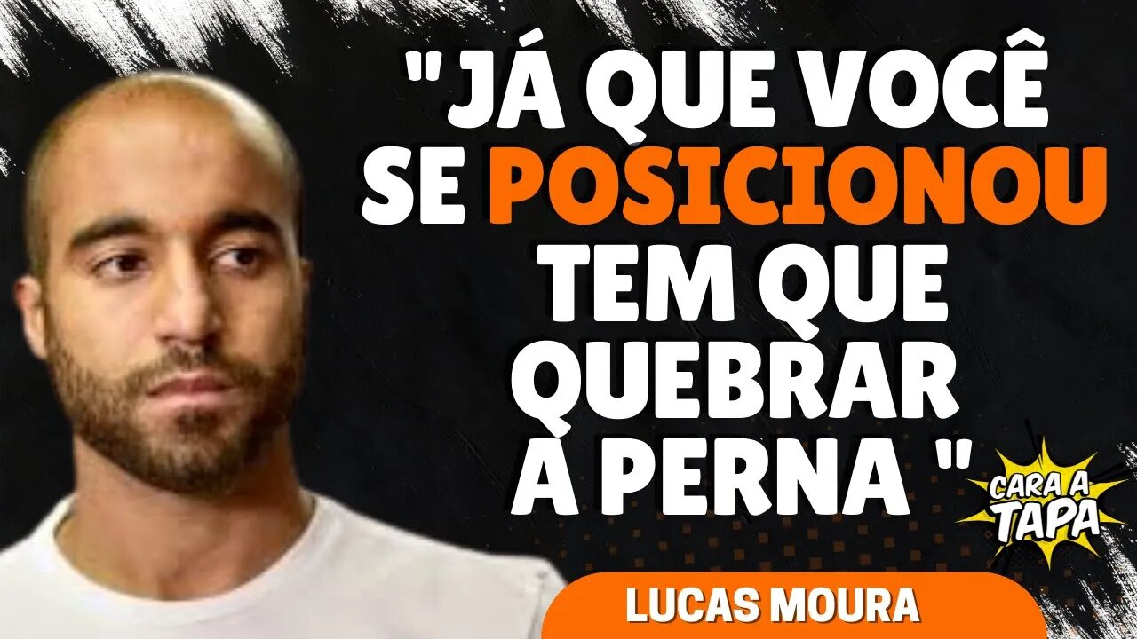 AO DECLARAR VOTO A BOLSONARO, LUCAS MOURA OUVIU QUE DEVERIA QUEBRAR A PERNA