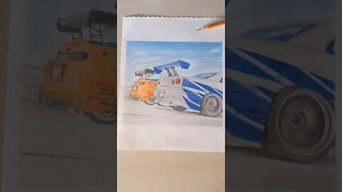 Toyota Supra Nissan Skyline Drawing #supra #supramk4 #supranational #art #quickdrawing #drawing
