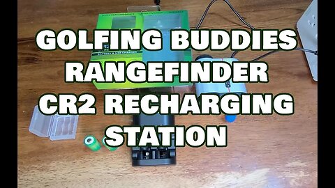 Golfing Buddies CR2 Golf Rangefinder Battery and Charger Set