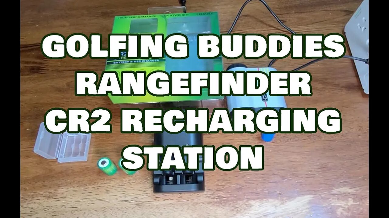 Golfing Buddies CR2 Golf Rangefinder Battery and Charger Set