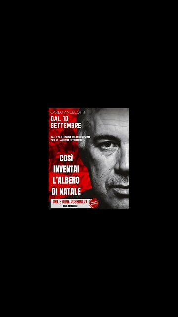 Dal 10 settembre: Carlo Ancelotti e l'Albero di Natale