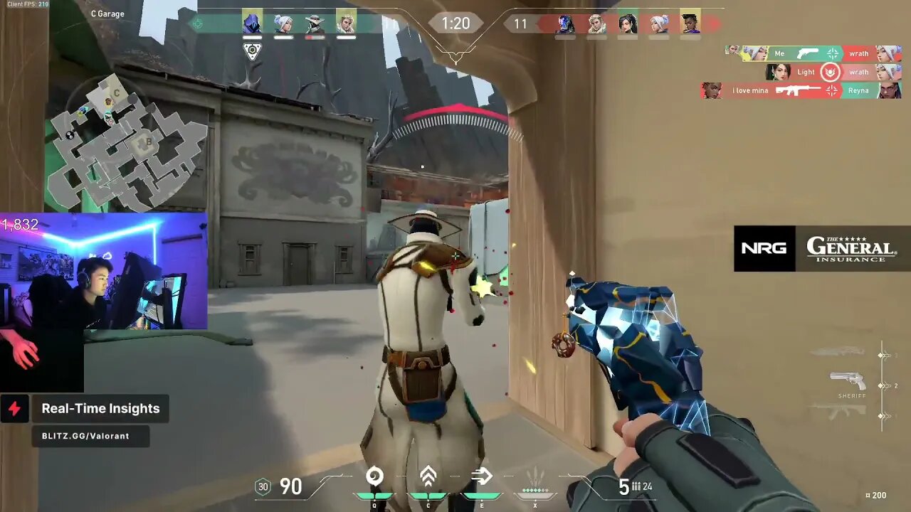 Putting the team on his back