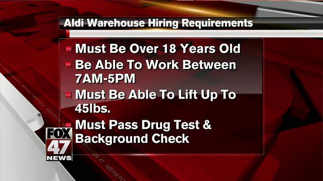 Aldi holding hiring event today