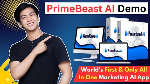 PrimeBeast AI Demo - World’s First & MOST RELIABLE AI Based Complete Marketing Suite Auto Creates