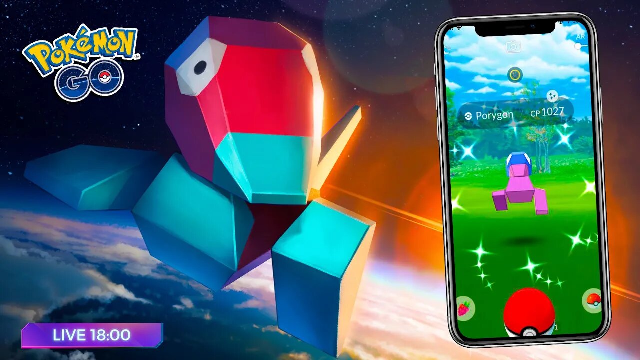 🕕 PORYGON SHINY no Caminho da Alegria! 200 LIVES DE POKÉMON GO! Hora do Holofote! Doces DOBRADOS!