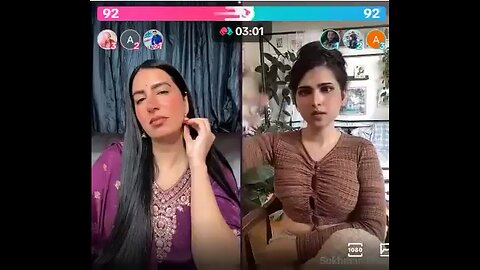 Tazveer and sukhman brar tiktok live battle