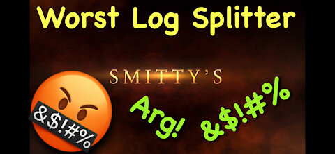 Worst Log Splitter! Homelite From Scrap! Endless Repair!