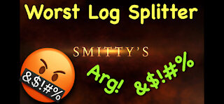 Worst Log Splitter! Homelite From Scrap! Endless Repair!