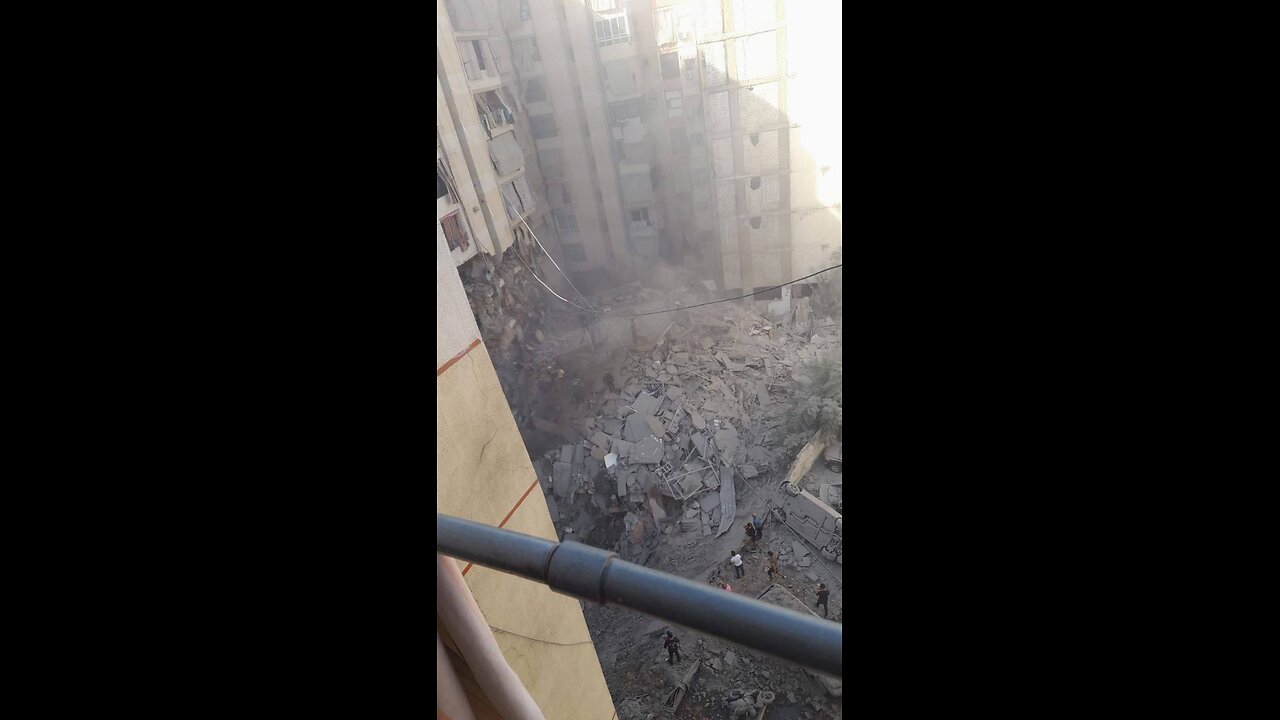 More images reportedly from the scene of the IDF strike in Beirut.