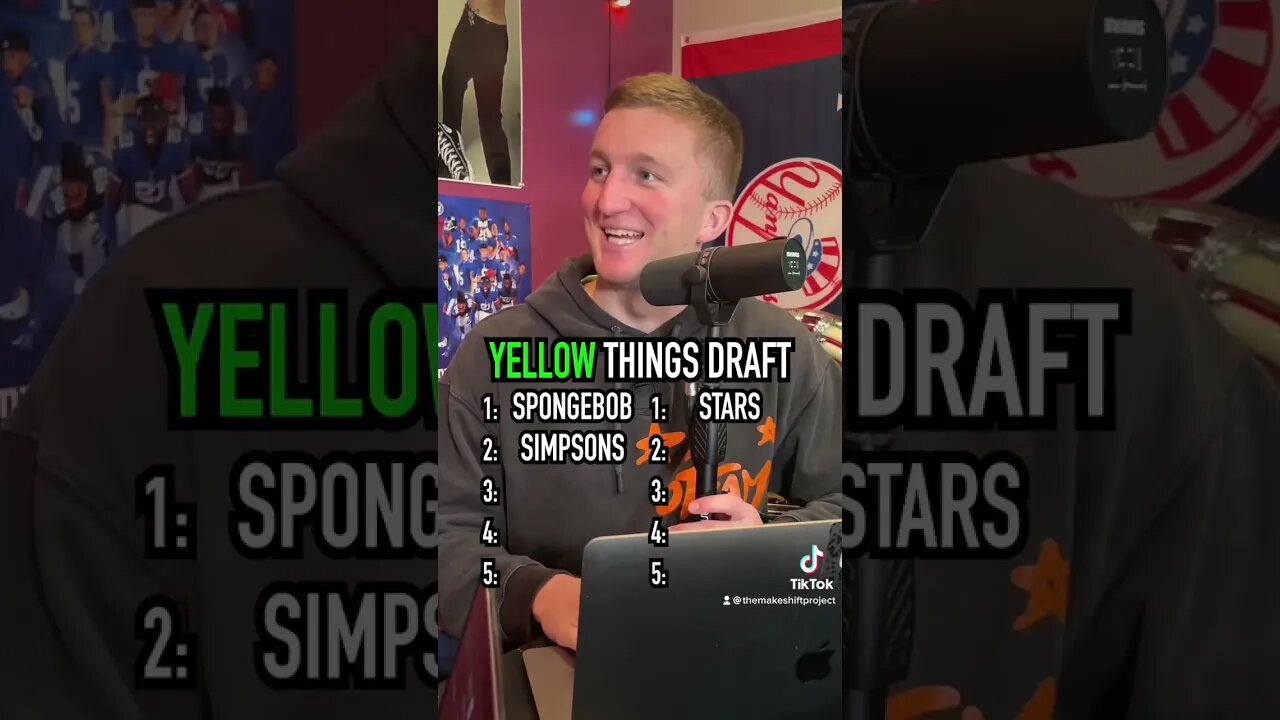 Who Won The Yellow Things Draft?!