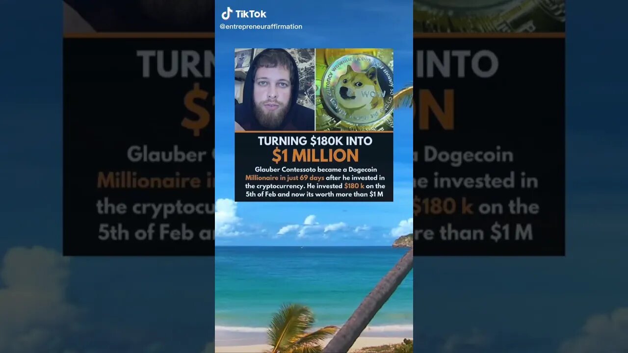 Turning 180k Into 1M tiktok entrepreneuraffirmation