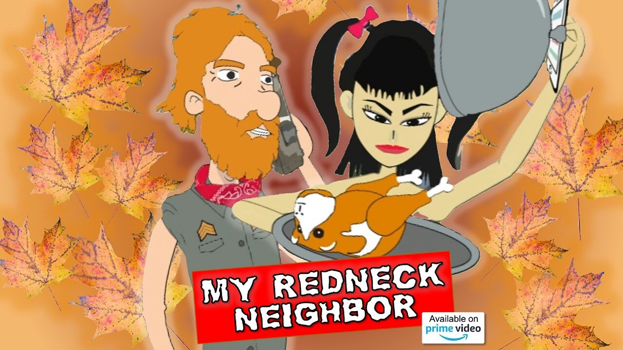 My Redneck Neighbor - Thanksgiving Gerbil? Rare Cartoon scene