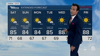 Latest Weather Forecast 11 p.m. Friday