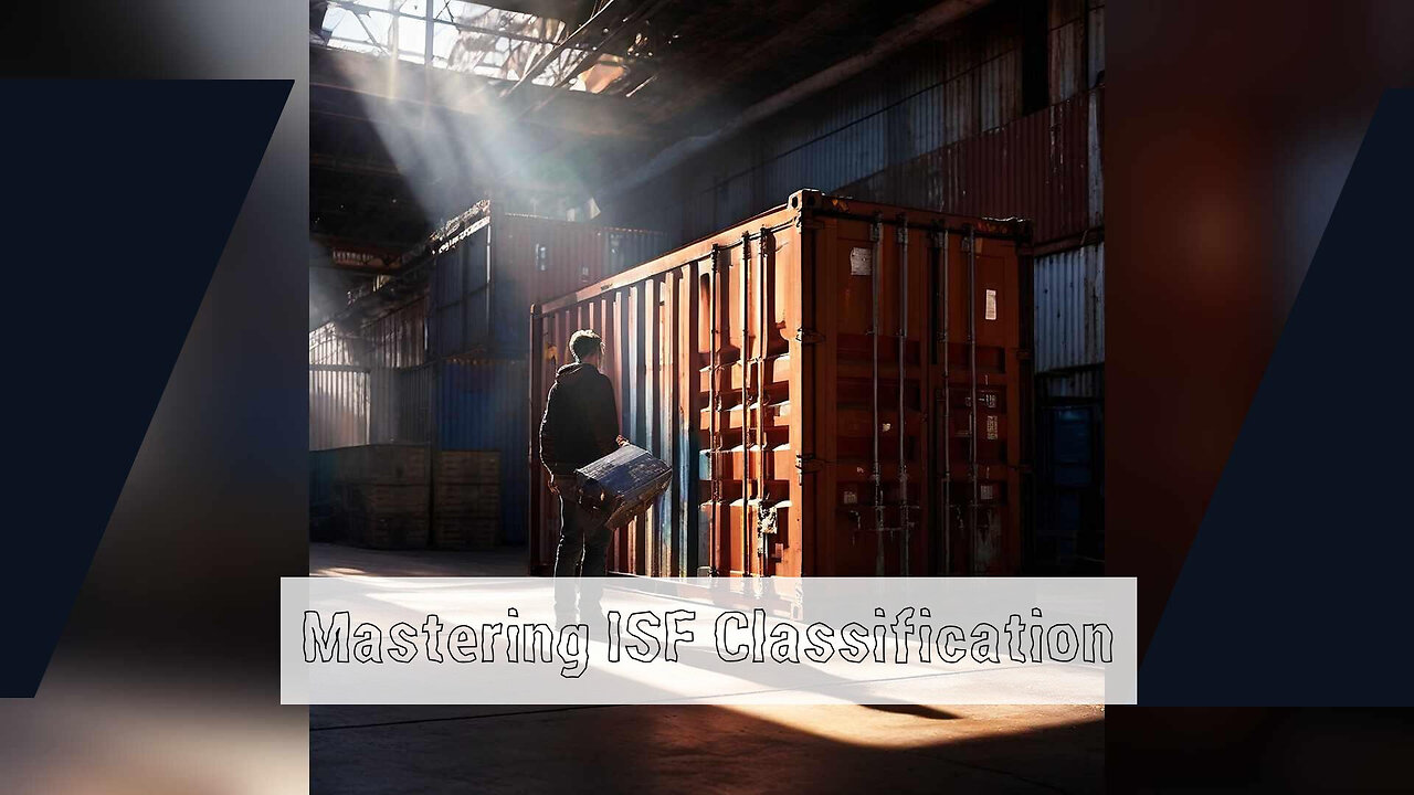 Understanding the Crucial Role of Importer Security Filing in Classifying Goods