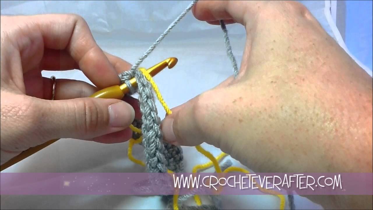 Left Hand Fair Isle Crochet Tutorial #3: How to Catch Your Floats