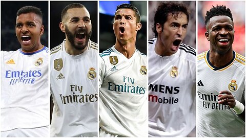 🔥Real Madrid's Top UEFA Champions League Goalscorers⚽