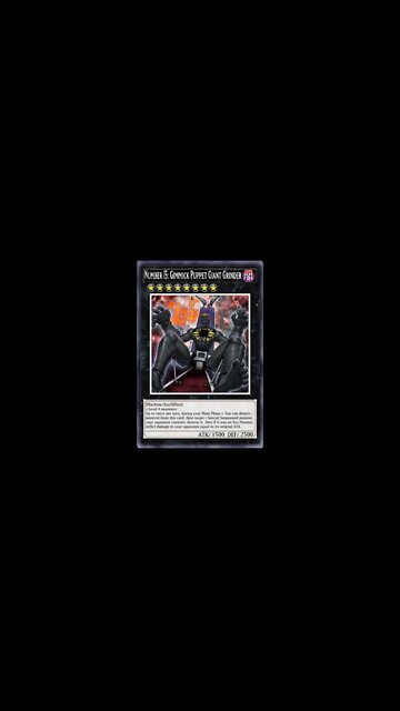 Yu Gi Oh! Number 15 Gimmick Puppet Giant Grinder