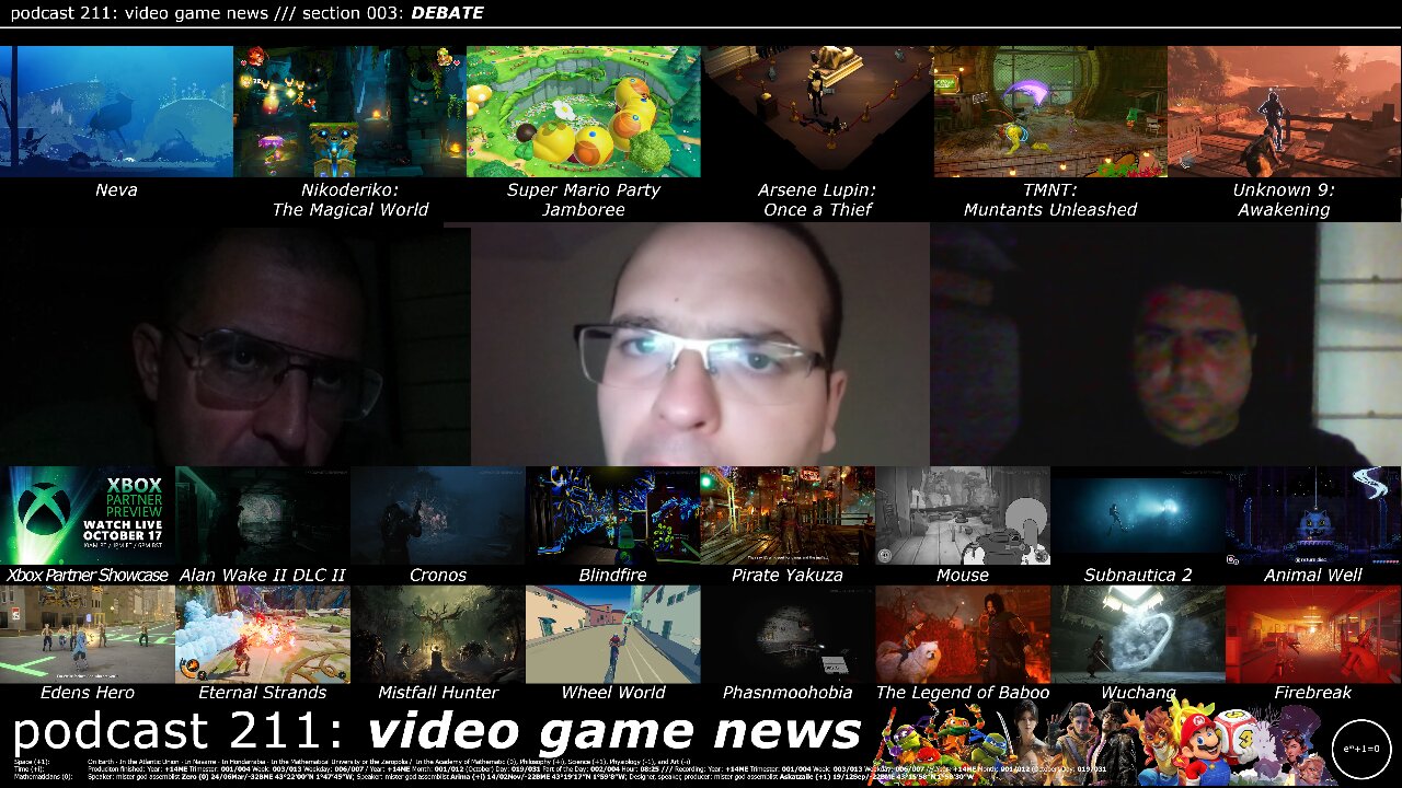 +14 001/004 003/013 006/007 podcast 211: video game news