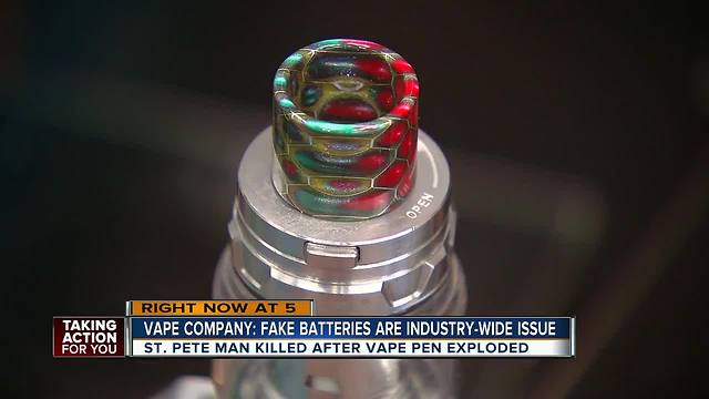 Battery expert warns counterfeit batteries have invaded the U.S vape pen industry