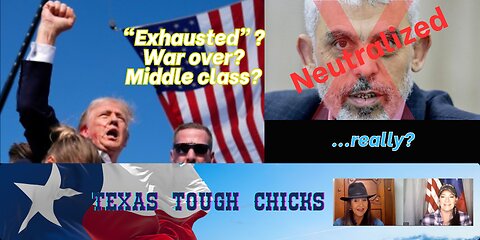 Exhausted? War over? Middle class? ...really?