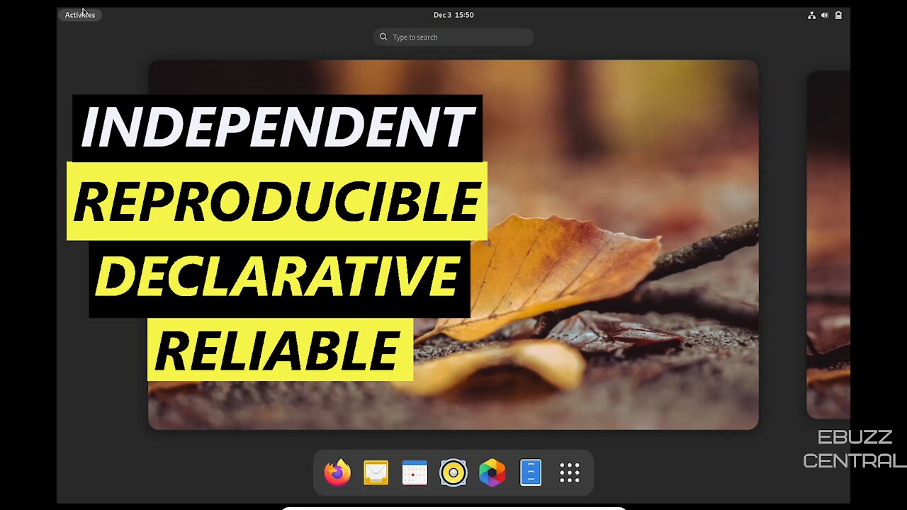 Nix OS 21.11 - Independent Linux Distro | Reproducible, Declarative and Reliable