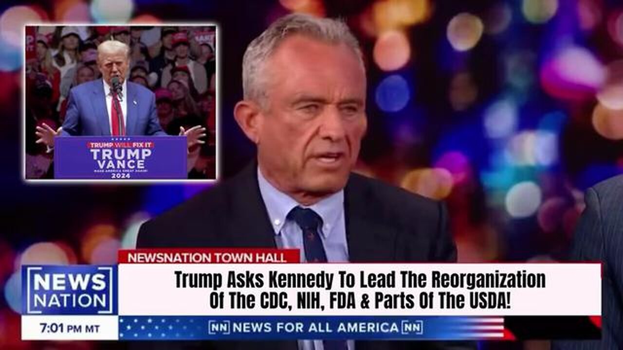 This is INSANE. Trump Asks RFK Jr. To Lead The Reorganization Of The CDC, NIH, FDA