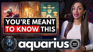 AQUARIUS ♒︎ "So, This Is About To Happen To You Very Soon!" 🐞 Aquarius Sign ☾₊‧⁺˖⋆