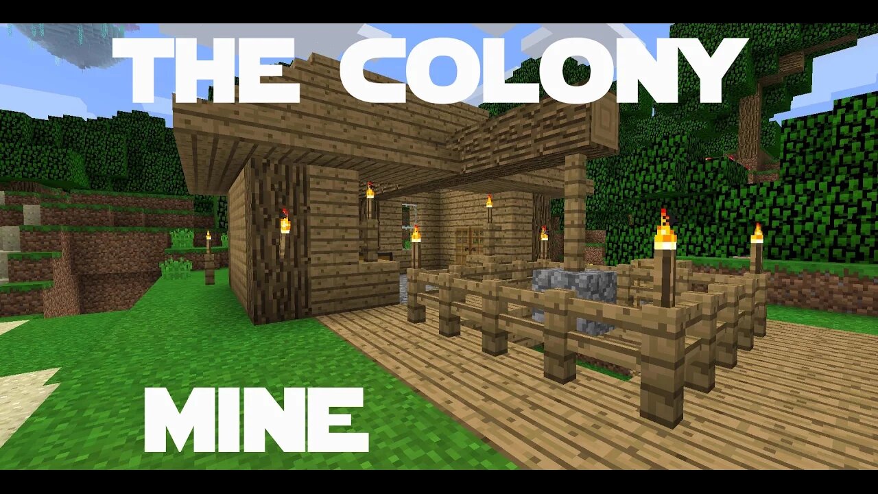 Minecraft Minecolonies -The Colony ep 8 - The Fish Shack and Mine